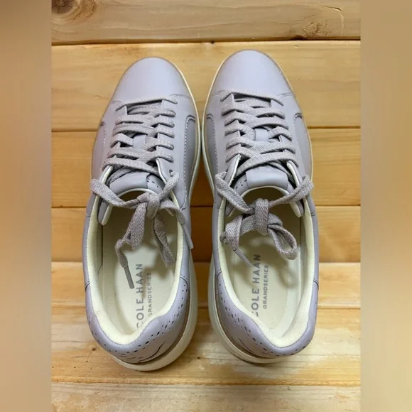 Cole Haan Grandseries Grand Pro Topspin Leather Platform Sneakers Womens 9 B - Picture 6 of 8